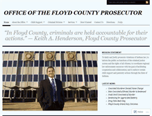 Tablet Screenshot of floydcountyprosecutor.org